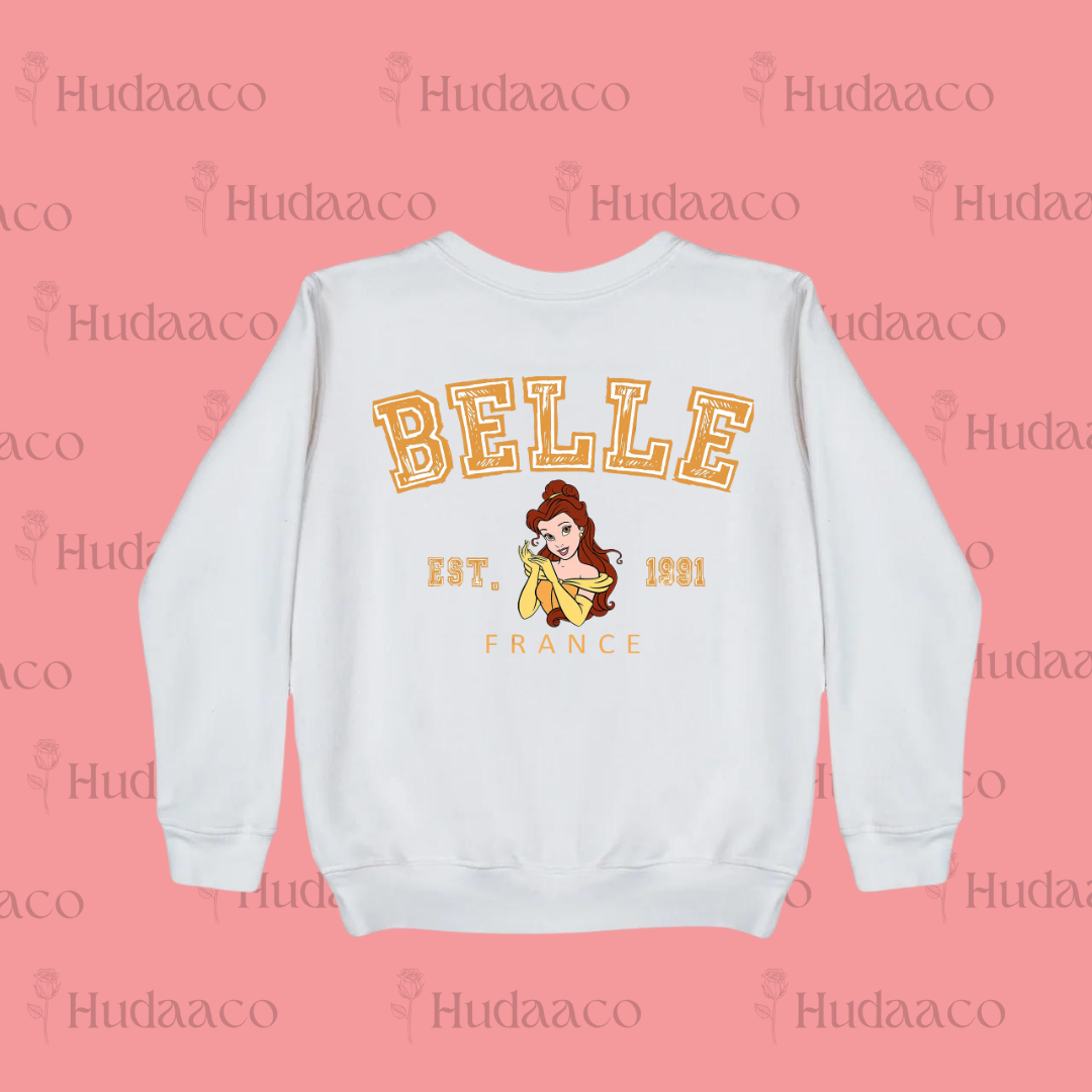 Childrens Princess Jersey Style Sweatshirt