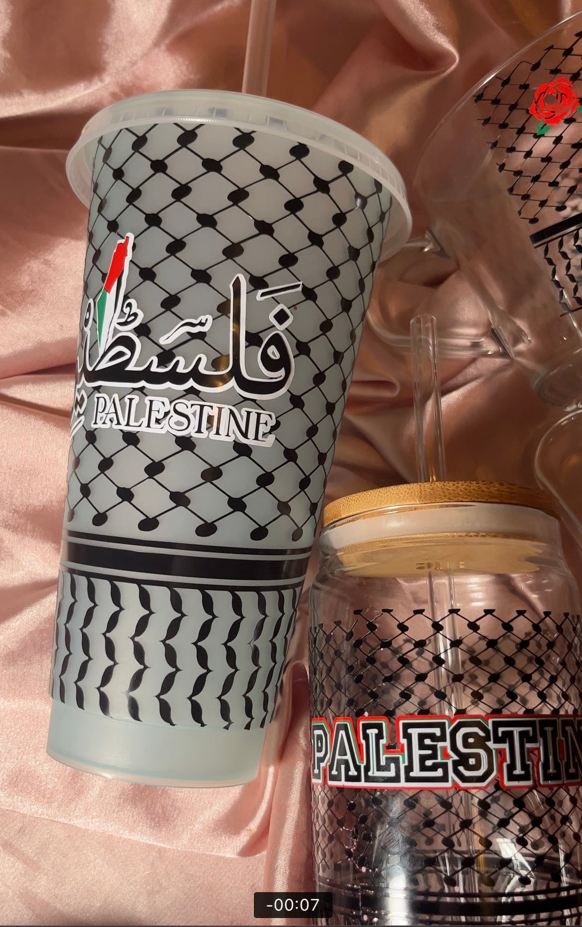 Palestine Cold Cup/Glass Mug/Tumbler