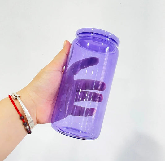 Custom Jelly GLASS Can Tumbler