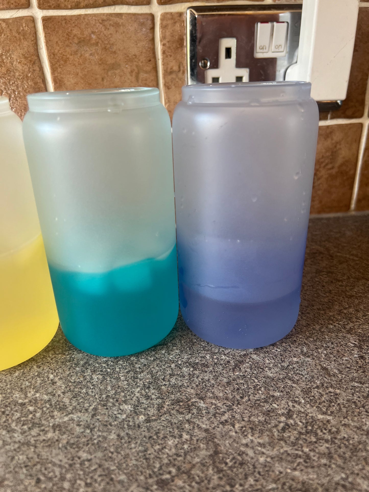 Blank Colour Changing GLASS Can Tumbler - 16oz