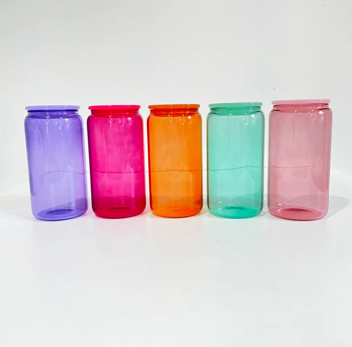 Blank Jelly GLASS Can Tumbler - 16oz