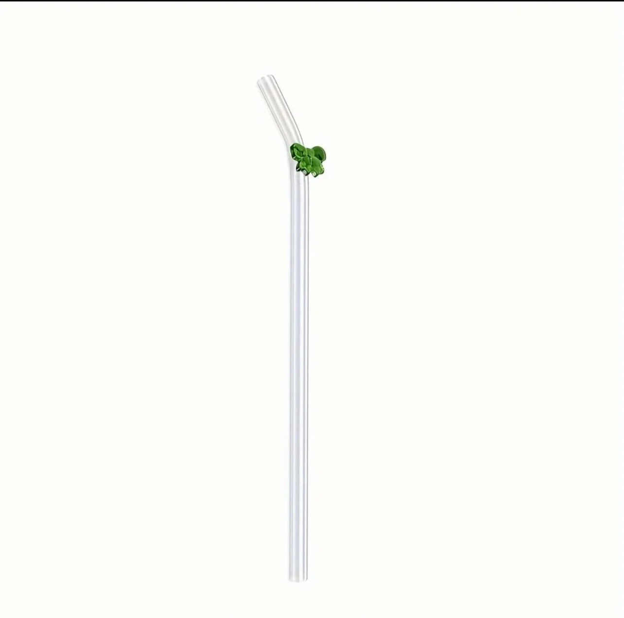 Croquette Bow Glass Straw