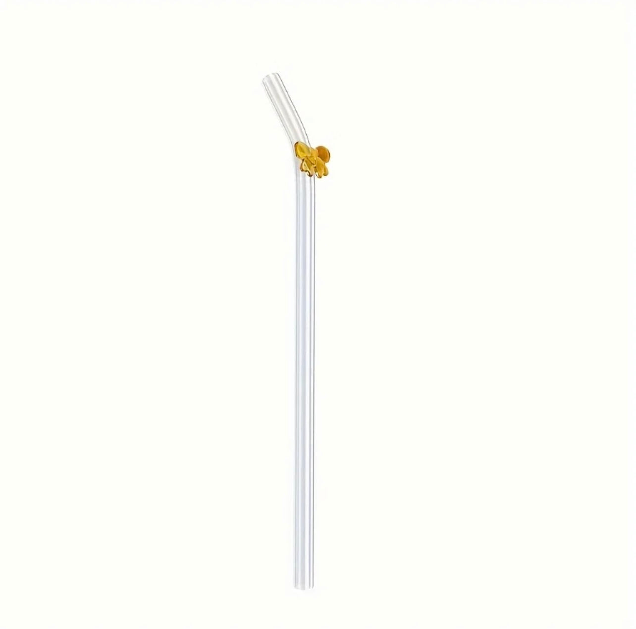 Croquette Bow Glass Straw