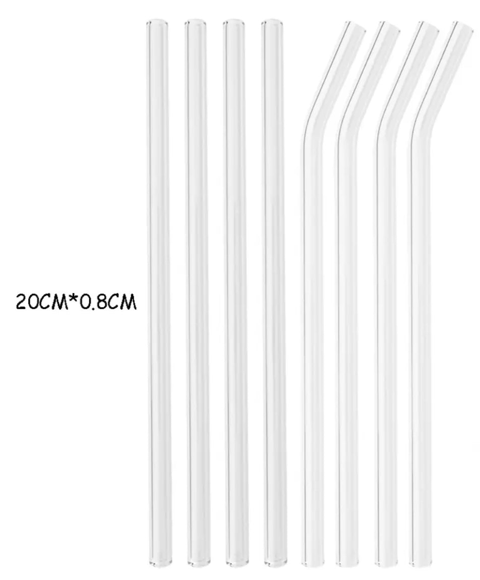 Glass Straw - Bent or Straight