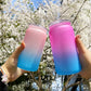 Custom Matte Ombre ACRYLIC Can Tumbler - 16oz