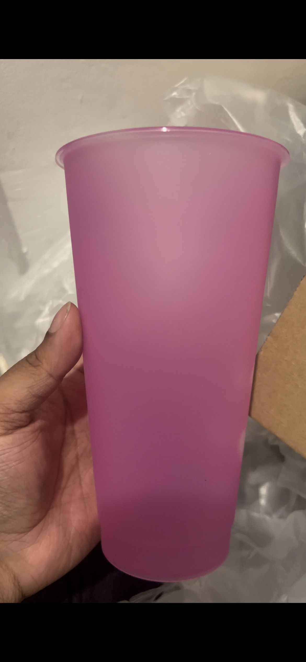 Colour Changing Arabic Name Cold Cup