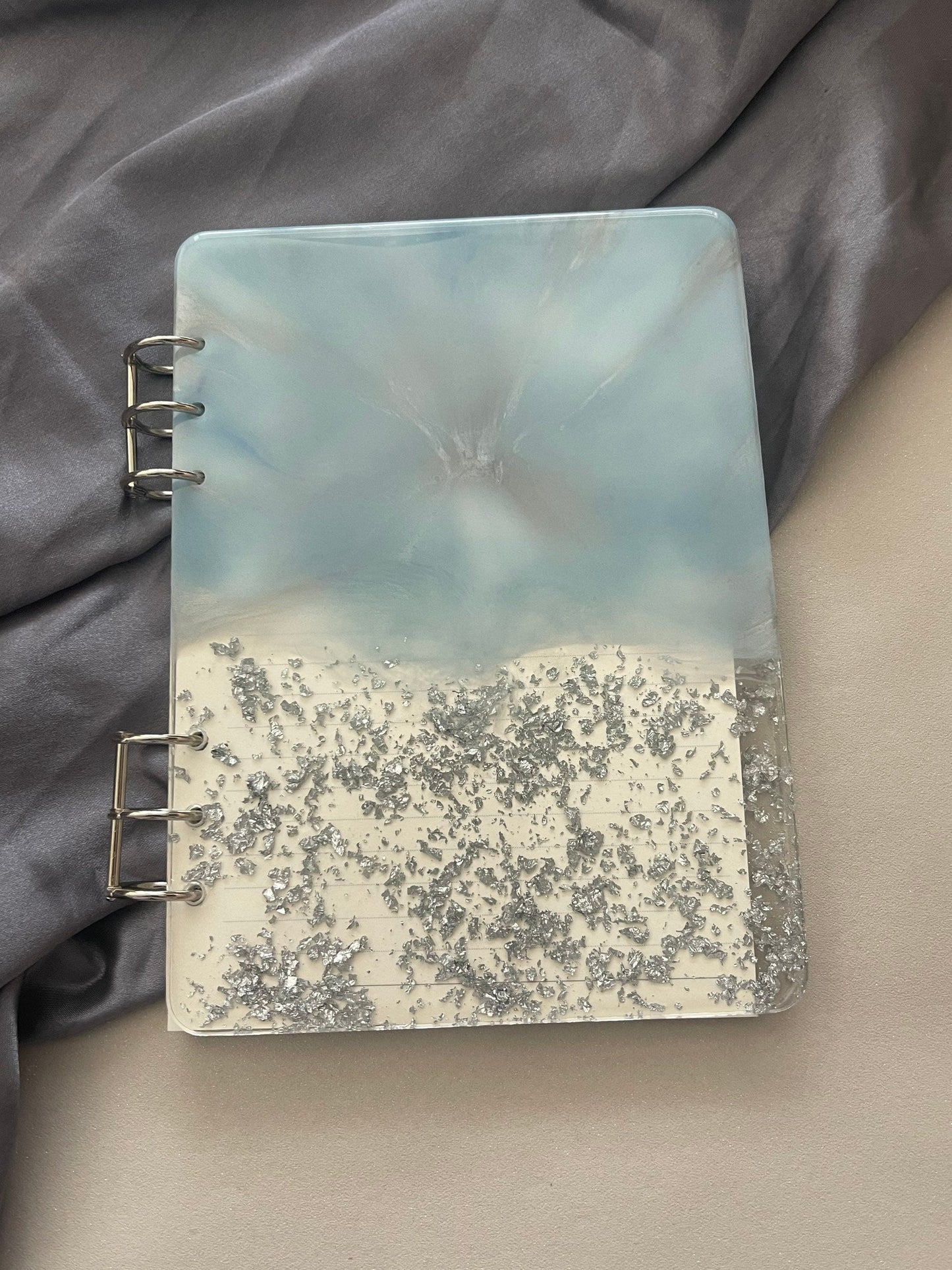 Marble A6/A5/A4 refillable notebook/journal | personalise| name/initial | any colour| gift | birthday | Eid | dua book | wedding planner