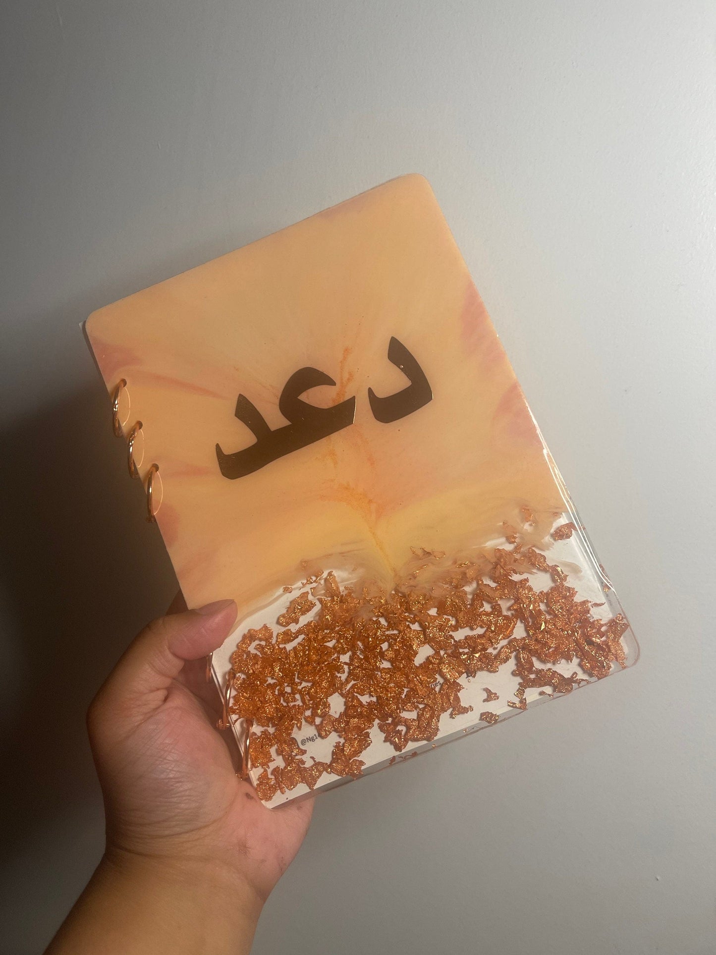 Marble A6/A5/A4 refillable notebook/journal | personalise| name/initial | any colour| gift | birthday | Eid | dua book | wedding planner