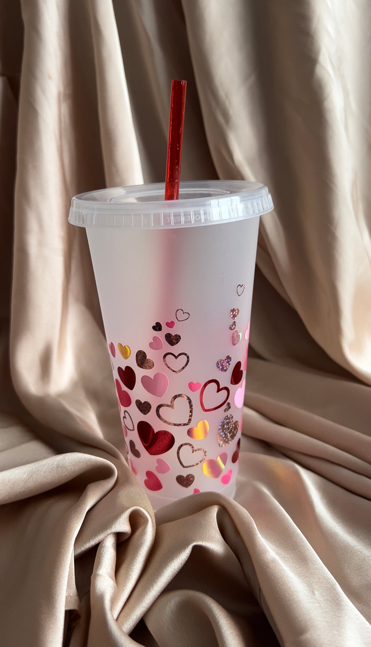 Ombré Heart Cold Cup