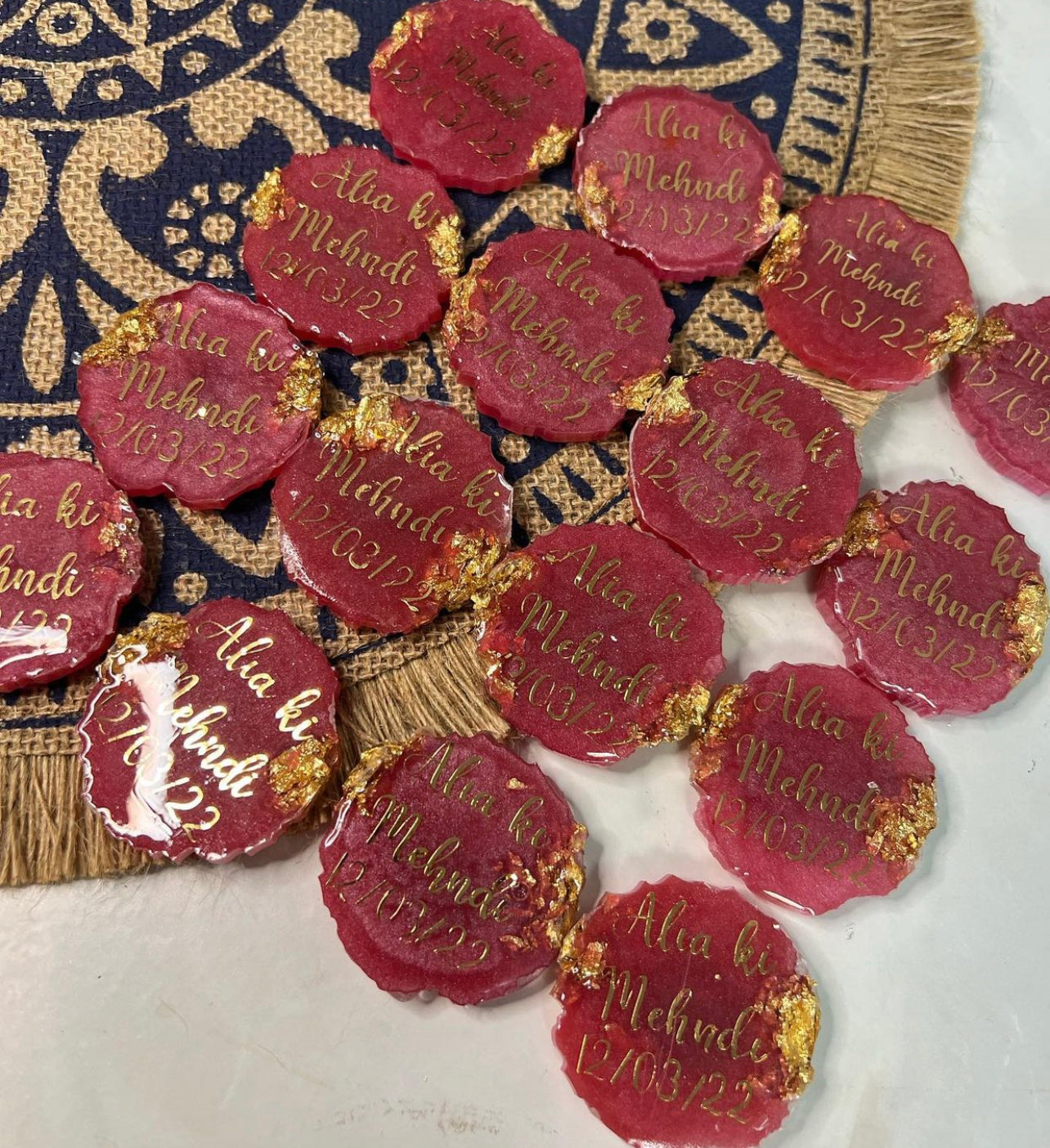 Personalised Magnet | Handmade | Party Favours | Wedding Favours | Mendhi | Eid | Ramadan | Islam | Home Decor | Gift | Present | Custom